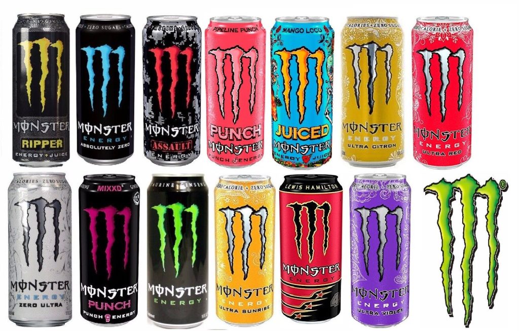 No Caffeine Monster Energy drink